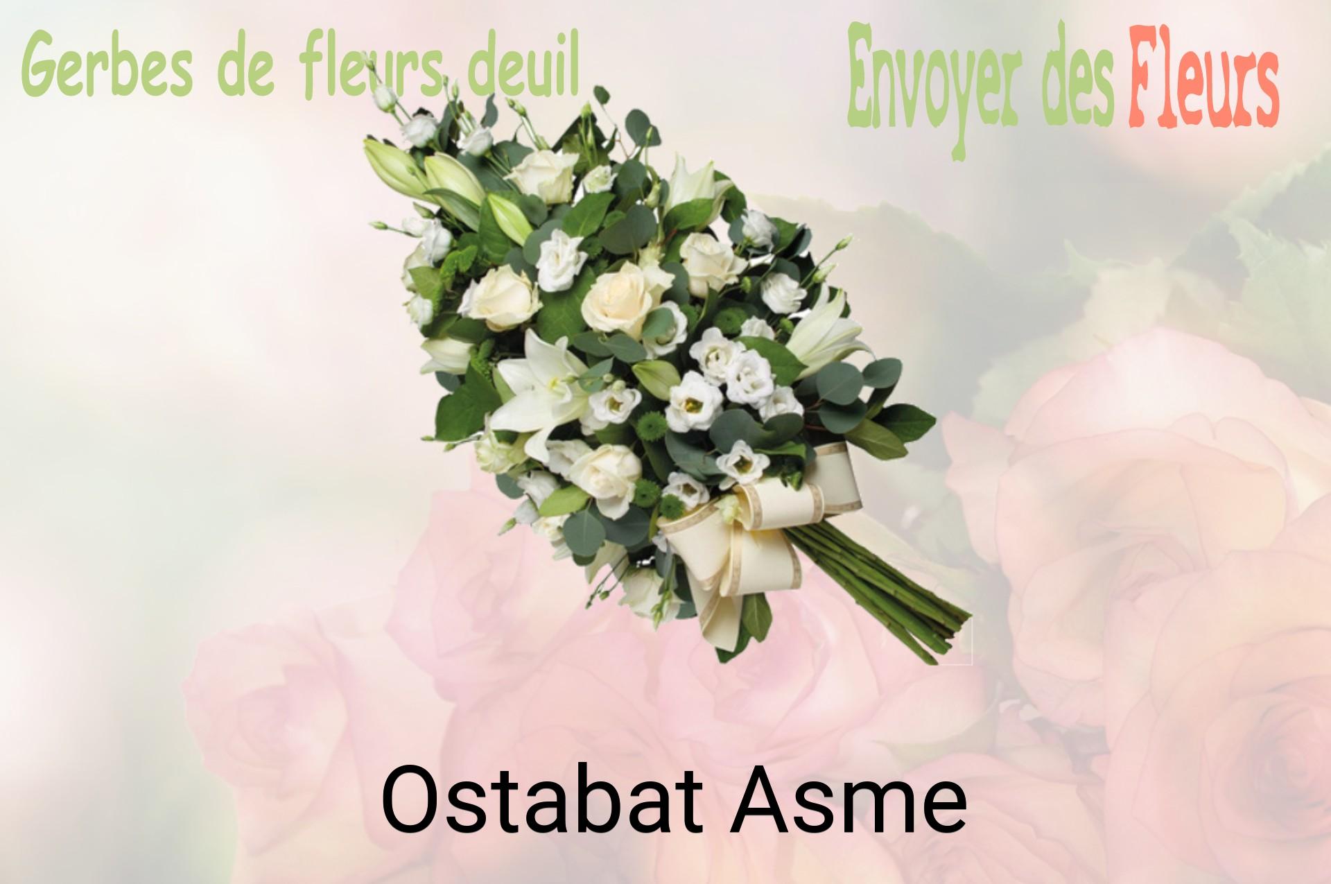 Gerbe de fleurs de deuil livrée à Ostabat-Asme